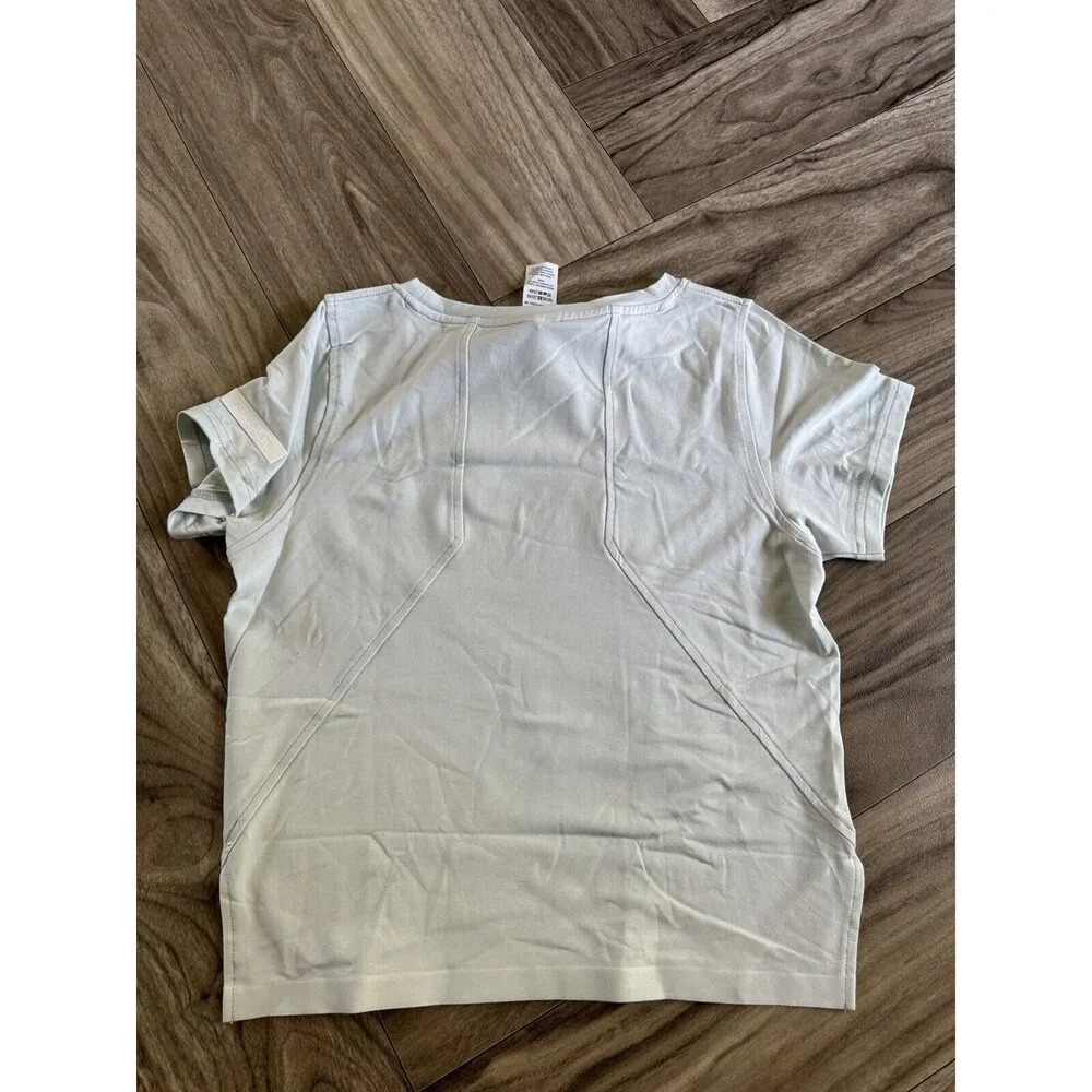 Alphalete Woman’s Premium Boatneck Crop - Mirage Blue , Size XS - Image 10