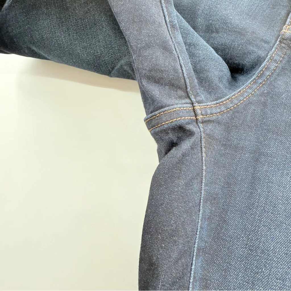 Everlane The Curvy High Rise Dark Wash‎ Cropped Skinny Jeans Sz 33 - Image 5