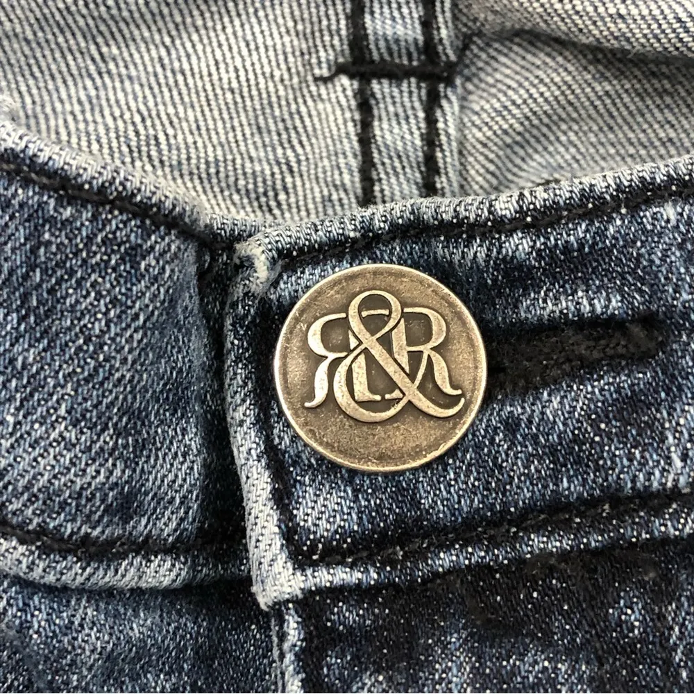 Rock & Republic Casual Dark Blue Denim Straight Leg Jeans Pants Women’s Size 4 - Image 3