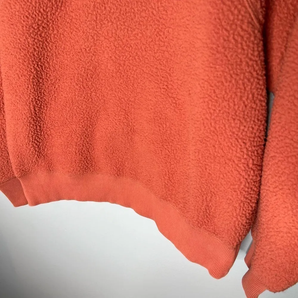 Everlane The ReNew Fleece Raglan Sweatshirt pullover crew neck size medium - Image 5