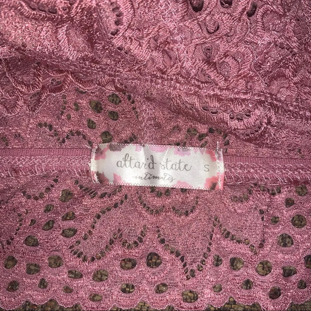 Altar'd State Intimates rose Bralette, good condition, Small - Image 4