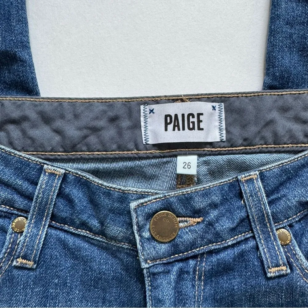 Paige Jimmy Jimmy Crop Frances Soft Jeans W2255 Women’s 26 - Image 4
