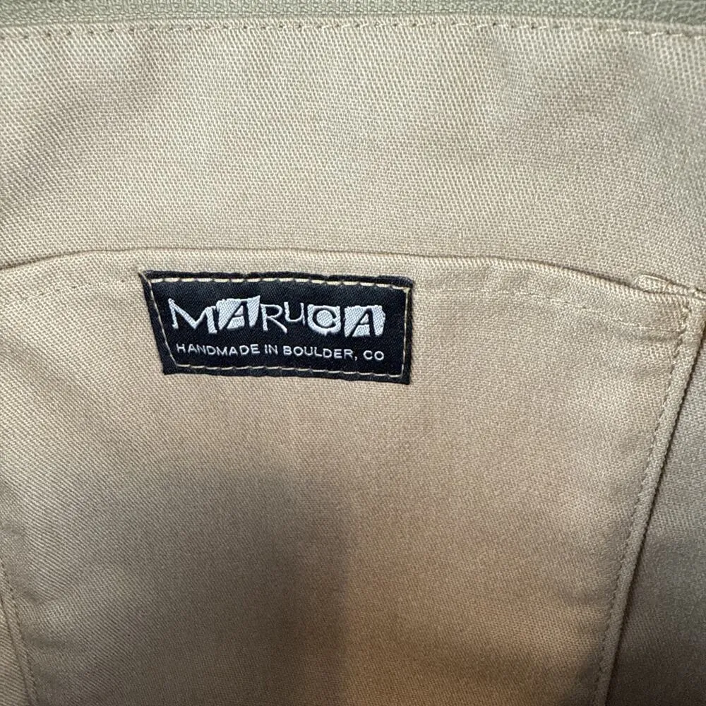 Maruca Womens Striped Tapestry Fabric Shoulder Tote Bag Purse Outside Pockets - Image 8