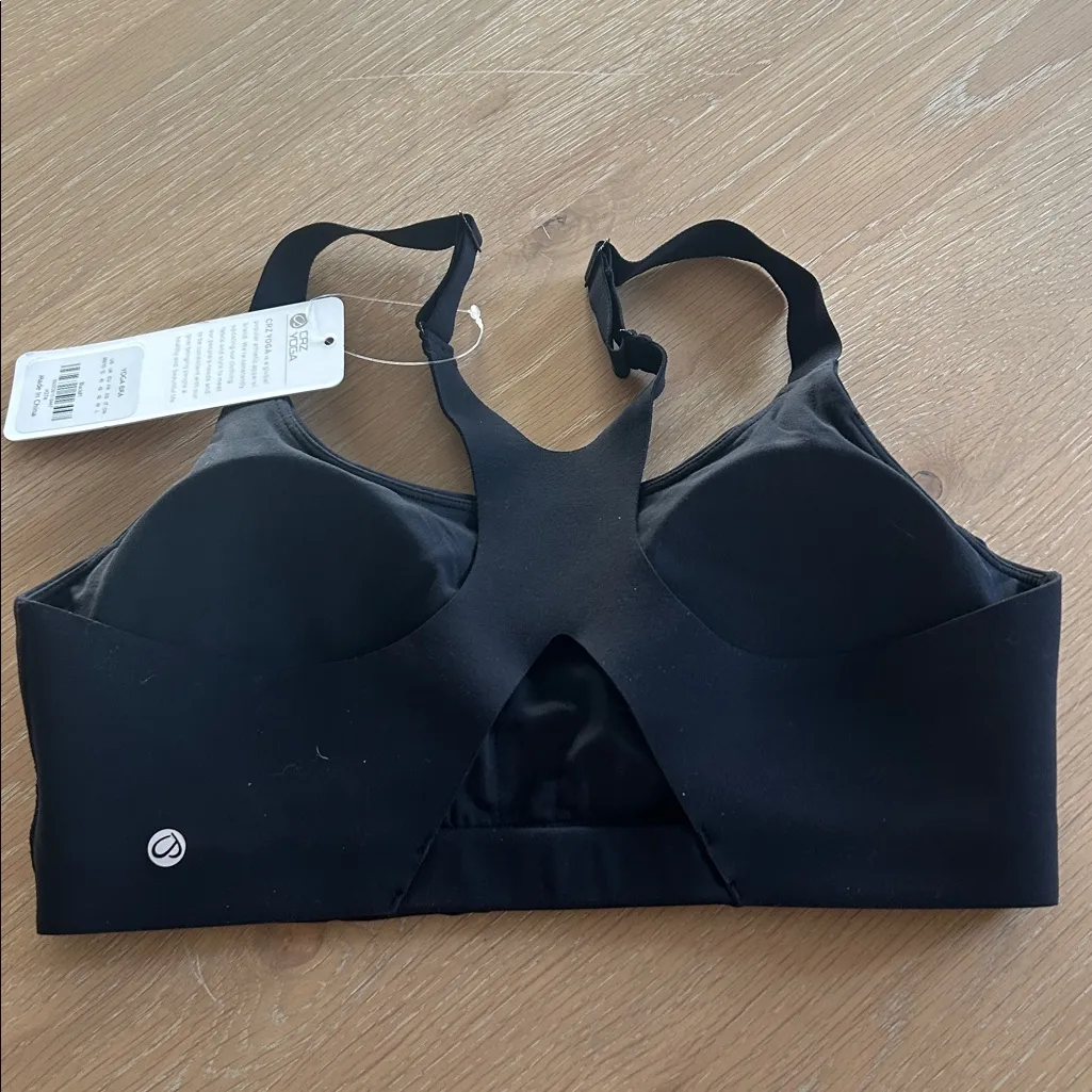 CRZ YOGA Butterlift Womens Racerback Padded Sports Bra, Size Medium, NWT - Image 4
