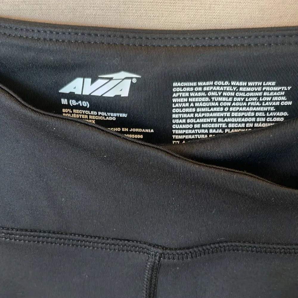 Black Crossover Waist Biker Shorts - Image 3