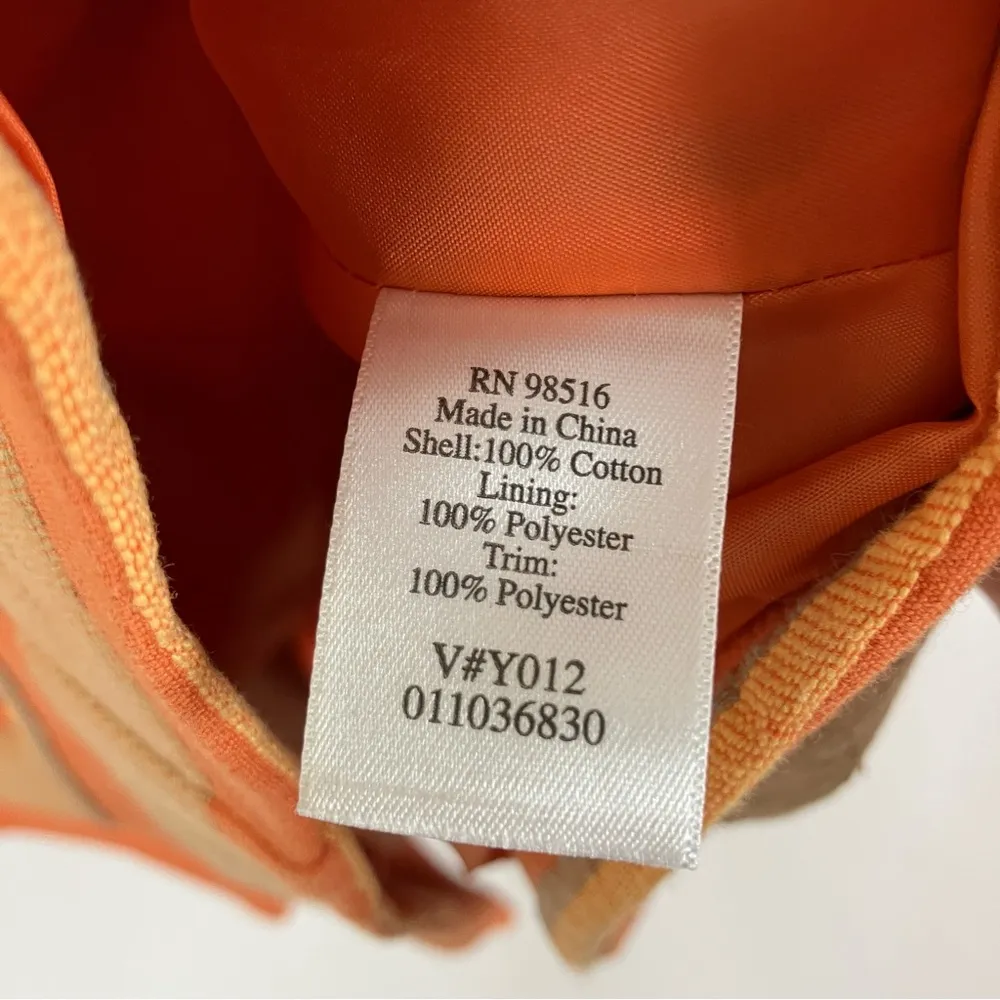 Coldwater Creek | Southwestern Aztec Embroidered Orange Button Jacket 18W - Image 4