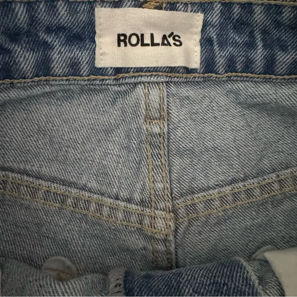 ROLLA'S Original Short High Rise Cutt off Size 26 Blue - Image 6