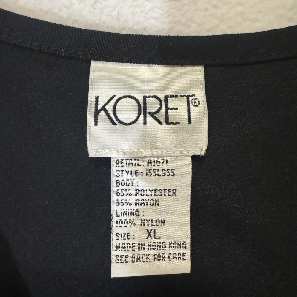 Koret Colorful Patchwork Vest with Embroidered Details Red Size XL - Image 3