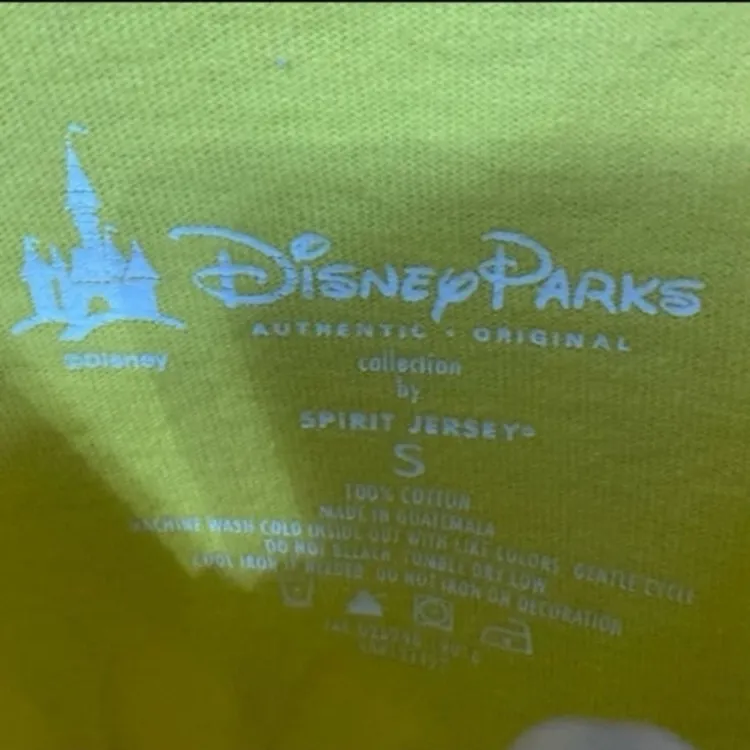 Disney parks Adventureland dole whip yellow spirit jersey S - Image 6
