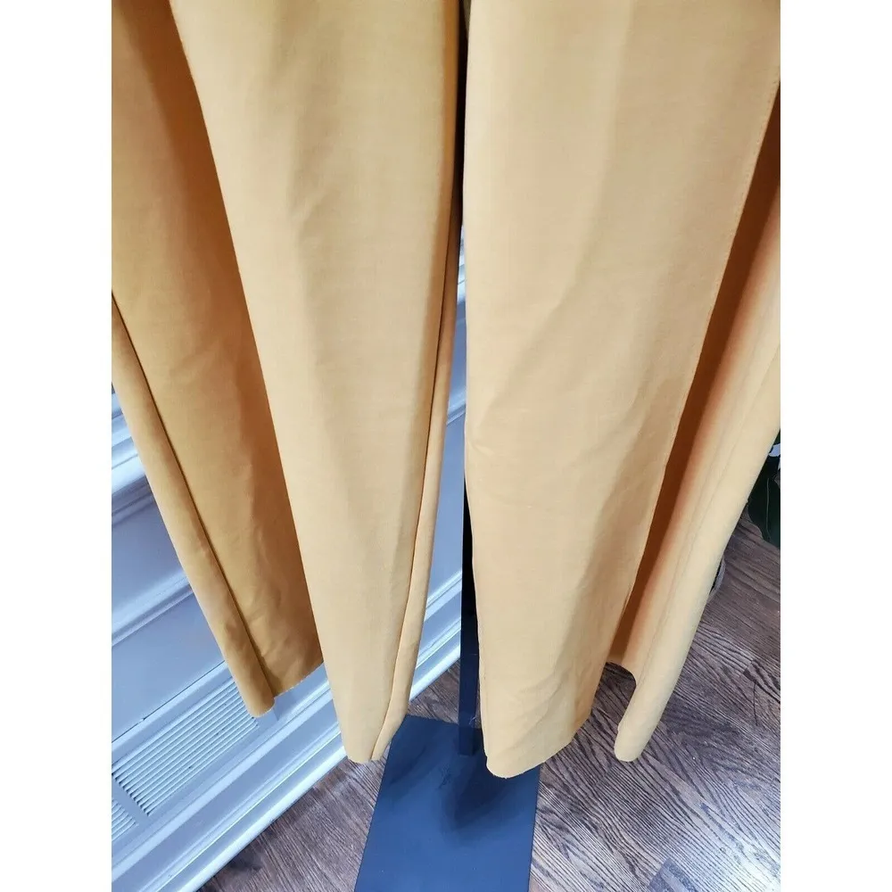 Boutique Dress Polyester Wide Legs Casual Ruffle Pants Size S & 2XL Orange - Image 4