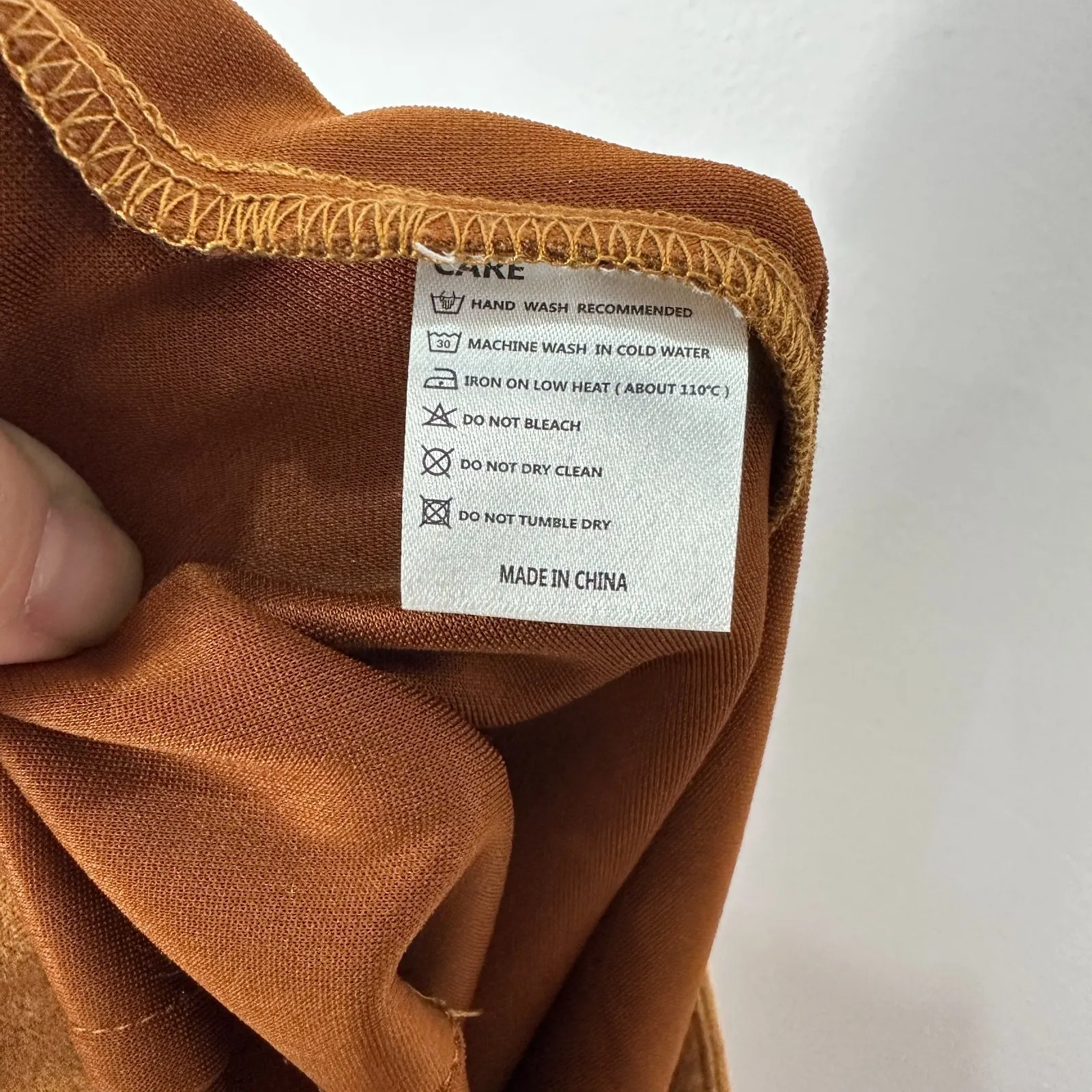 MangoPop L Camel Brown Faux Suede Lace Up Mini Skirt Boho Western Y2K Retro - Image 6