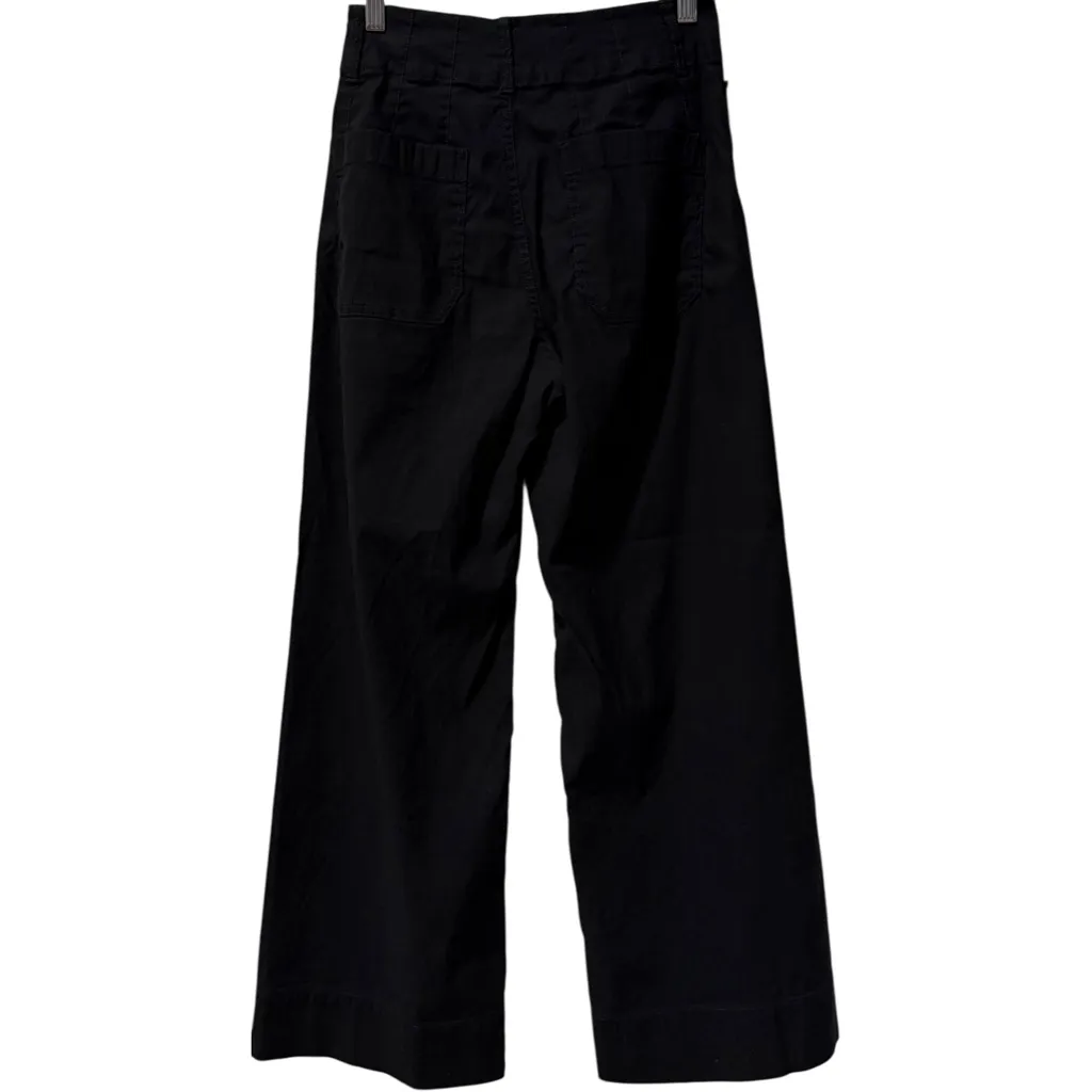 Anthropologie Maeve The Colette Magic Fabric Cropped Wide Leg Pants Size 26 - Image 5