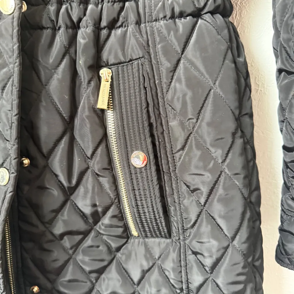 Michael Kors Quilted Puffer Anorak Coat Sz M - Image 5