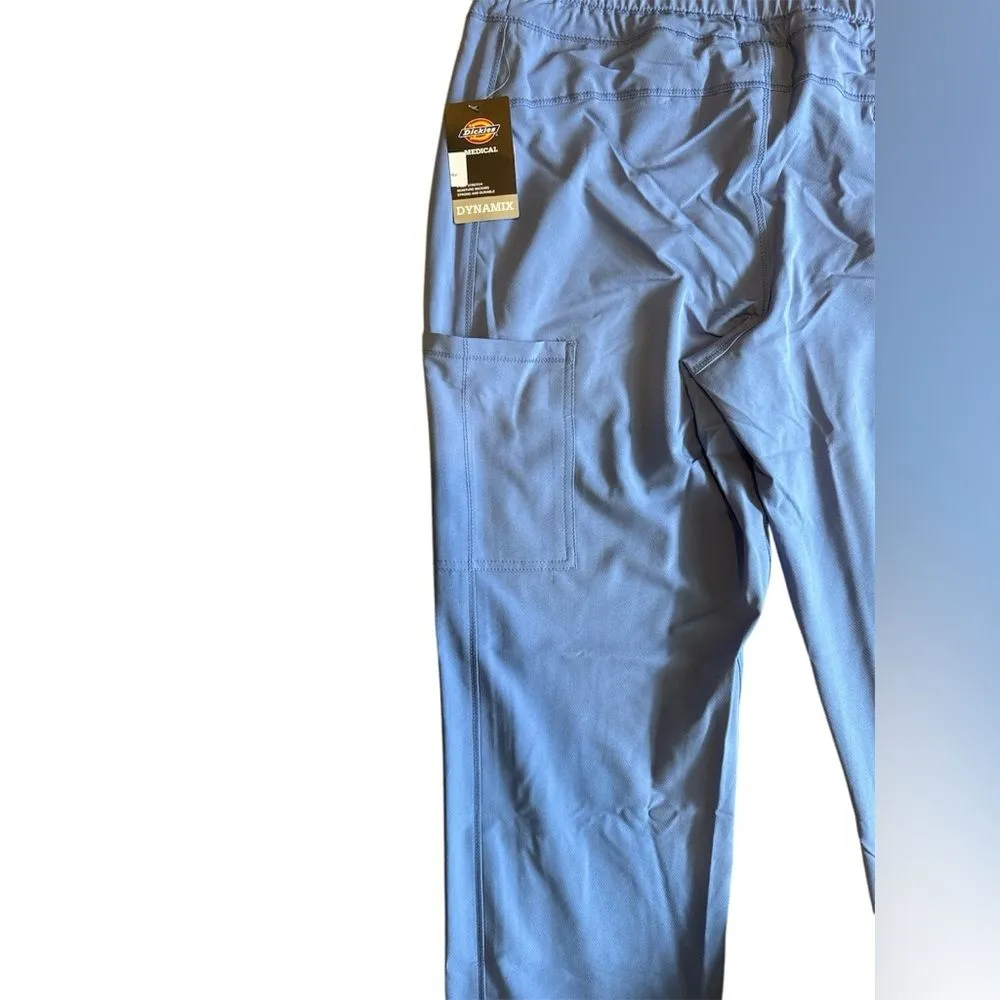 Dickies Dynamix‎ Medical Scrub Pants Women’s Size LP Mid Rise Straight Leg Cielo - Image 7
