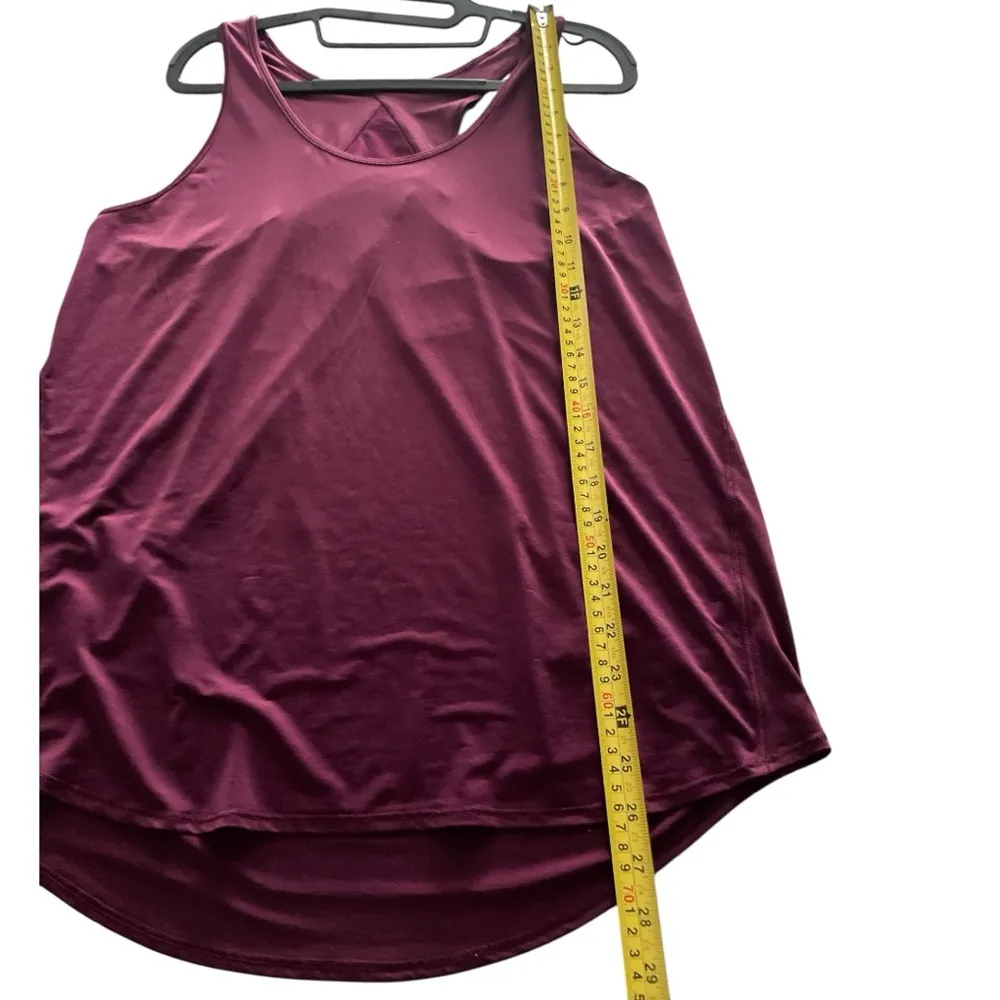 Lululemon Athletica Women's Essential Pleated Marvel Red Purple Tank M/L (8-10) - Image 7