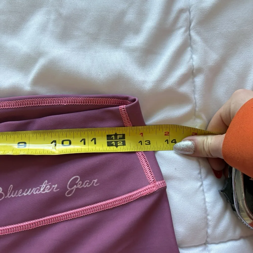 Womens Size Medium Bluewater Gear Pink Leggings Activewear Workout Yoga - Image 4
