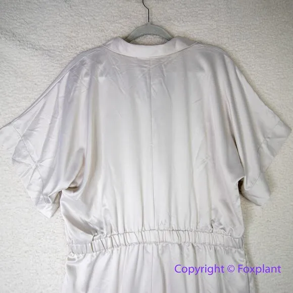 New! White House Black Market Short Sleeve Utility Shirt‎ Dress size XL - Image 12