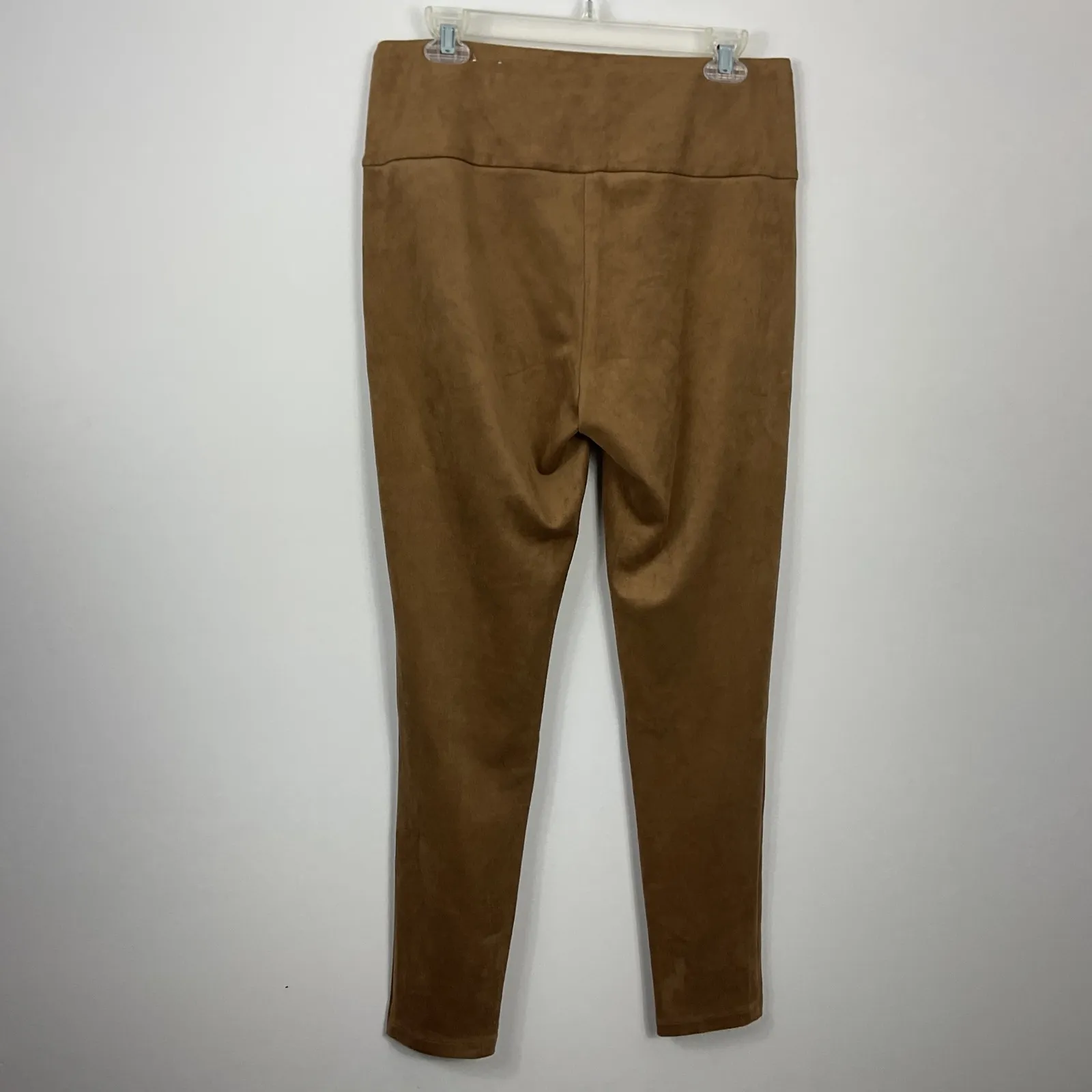 J. McLaughlin Women's Faux Suede High Waist Pull On Lori Leggings Size L - Image 3