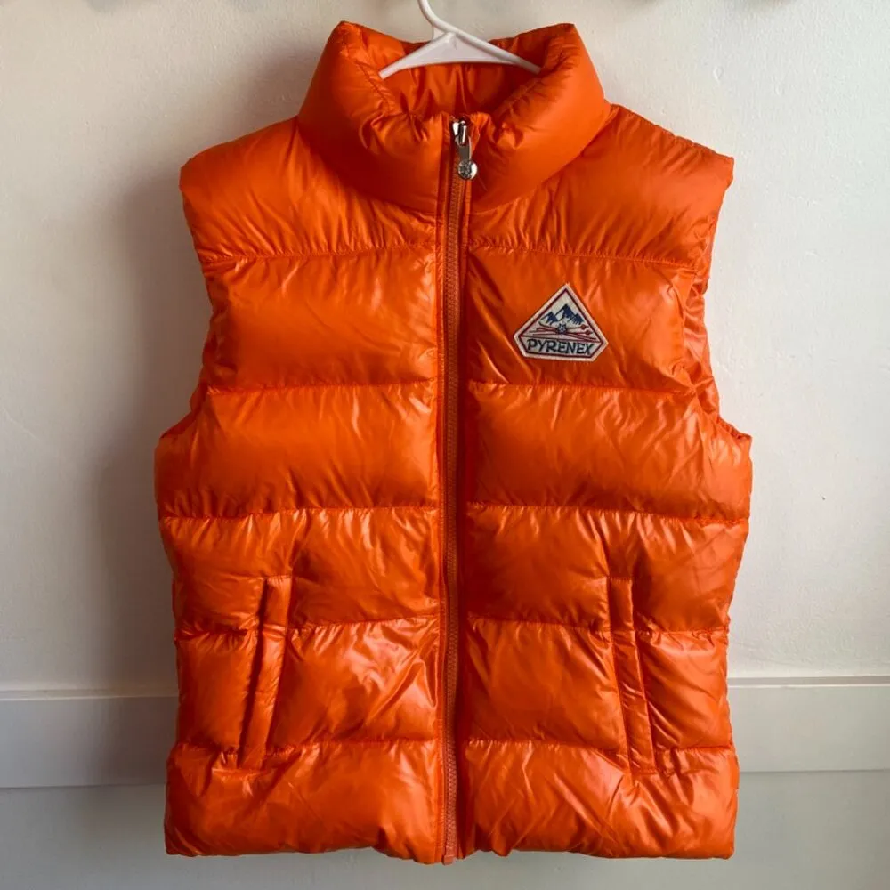NWT Pyrenex Puffin Orange John Unisex Sleeveless Down Jacket Size M - Image 6