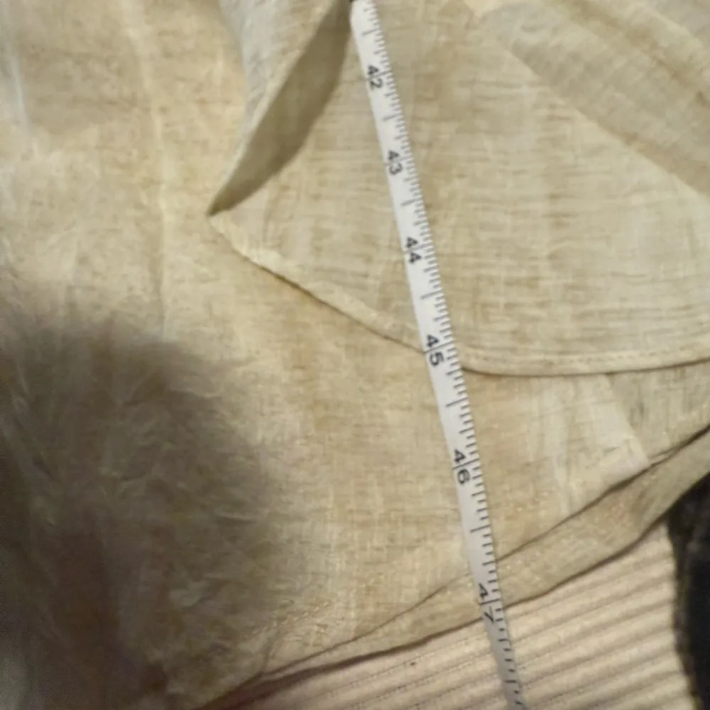 Cream Asymmetrical Ruffled Sundress for Weddings Size M - Image 6