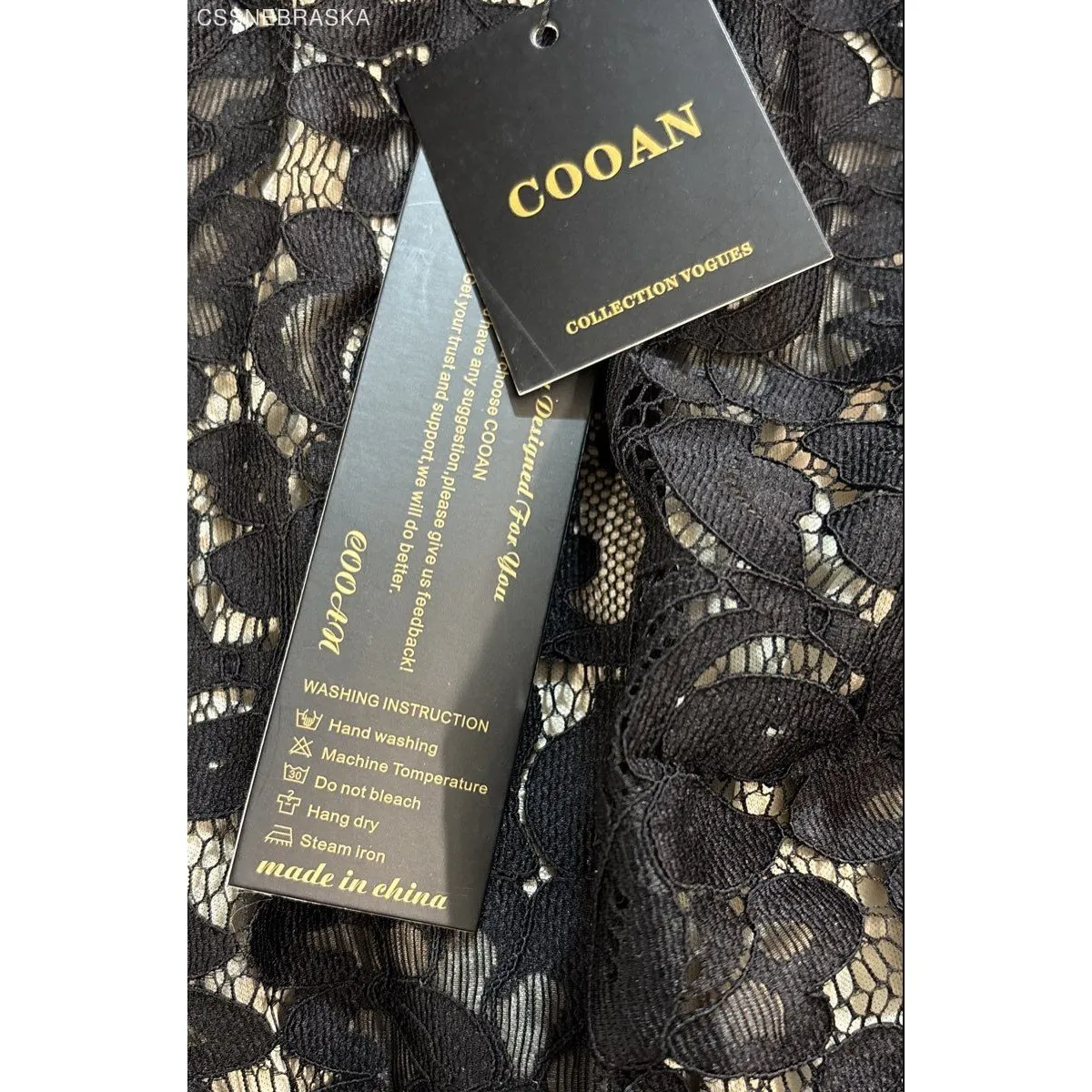 Cooan Black Cocktail & Formal Dresses for Women Lace Sequin - Image 8