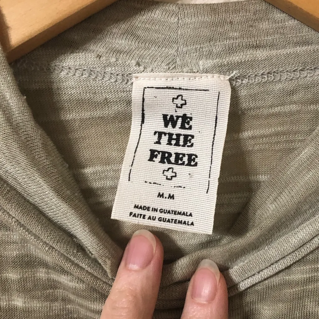 We The Free Sheer Green High Neck Line Sleeveless Tank - Size Medium - Image 2