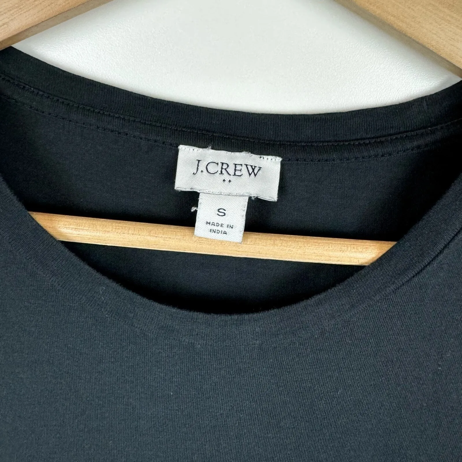 J Crew Womens Tiered Mini Dress in Black Sz S |‎ Classic Neutral Everyday Flowy - Image 7