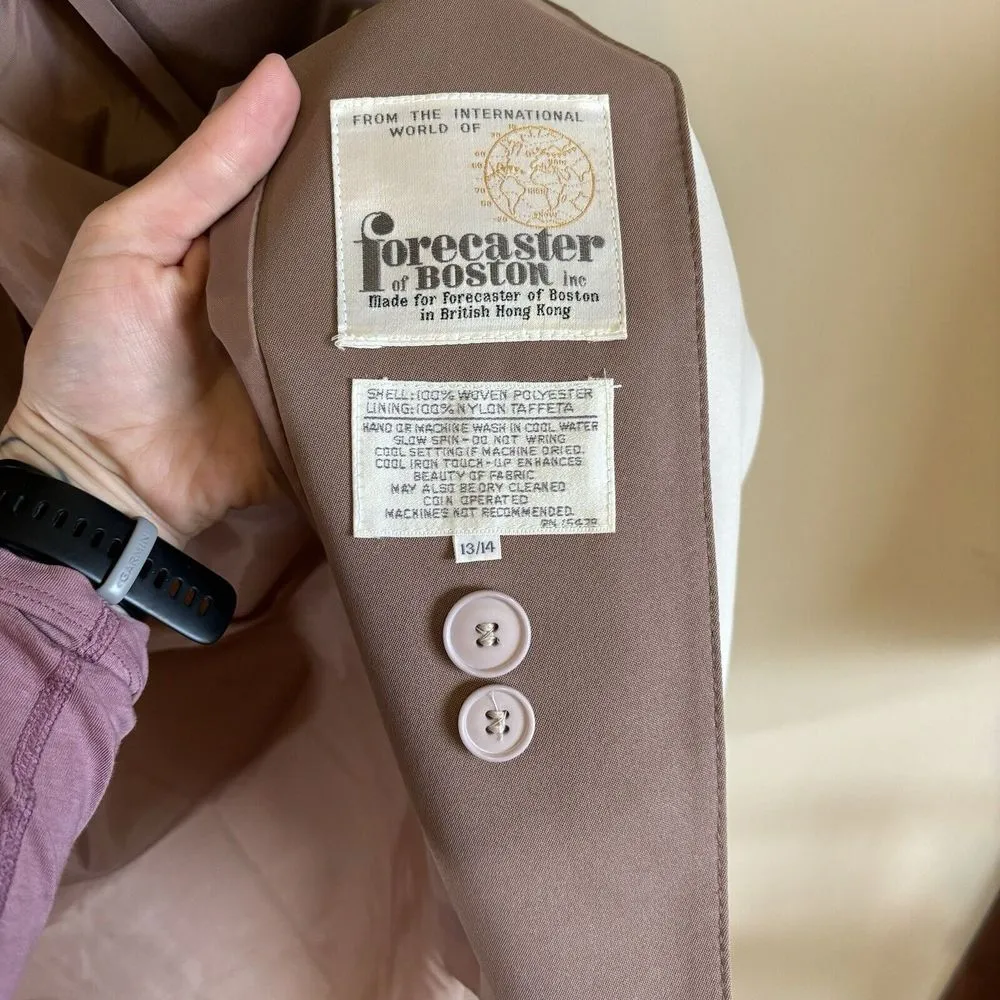 Vintage Forecaster of Boston‎ 13/14 Knee Length Women's Trench Coat Size undefined - Image 5