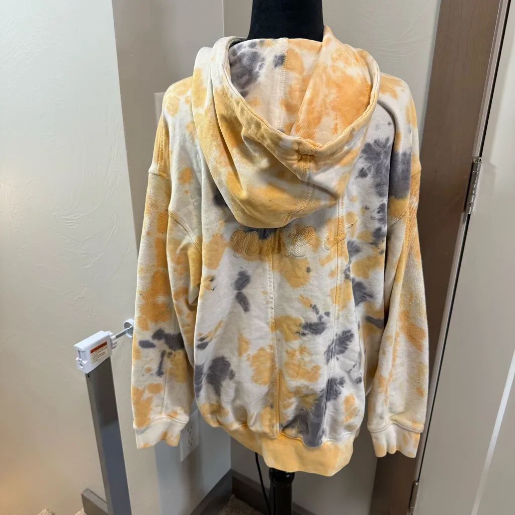 Nike NSW Tie Dye Acid Wash Pullover Hoodie Sweatshirt Women's M Loose Fit DO6213 - Image 5