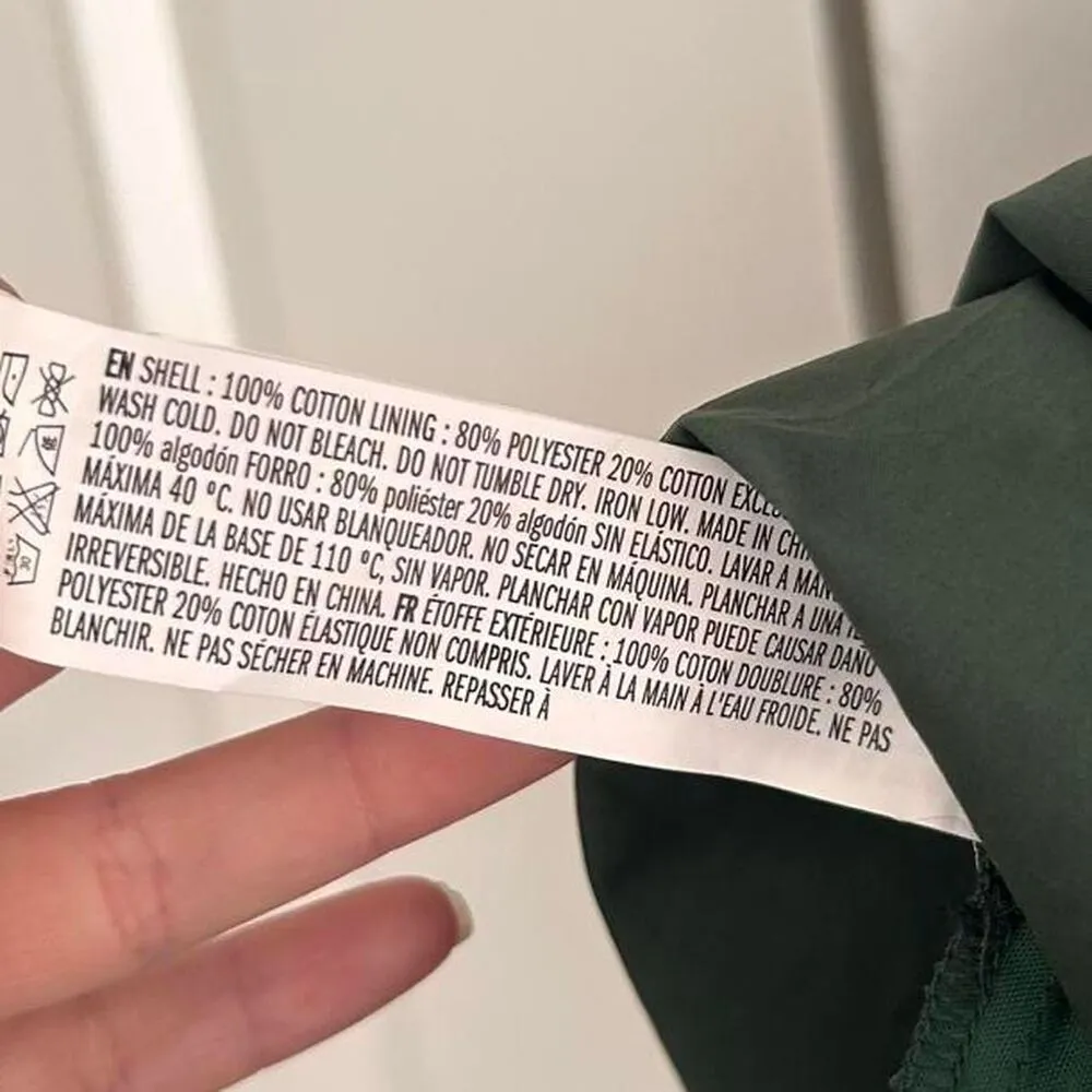 Hyacinth House Tuckernuck Sasha Mini Emerald Green Puff Sleeve Babydoll dress M - Image 8