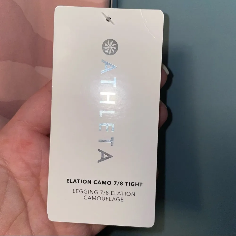 Athleta Elation Camo Tight 7/8 Length in Pink Size 2X - Image 6