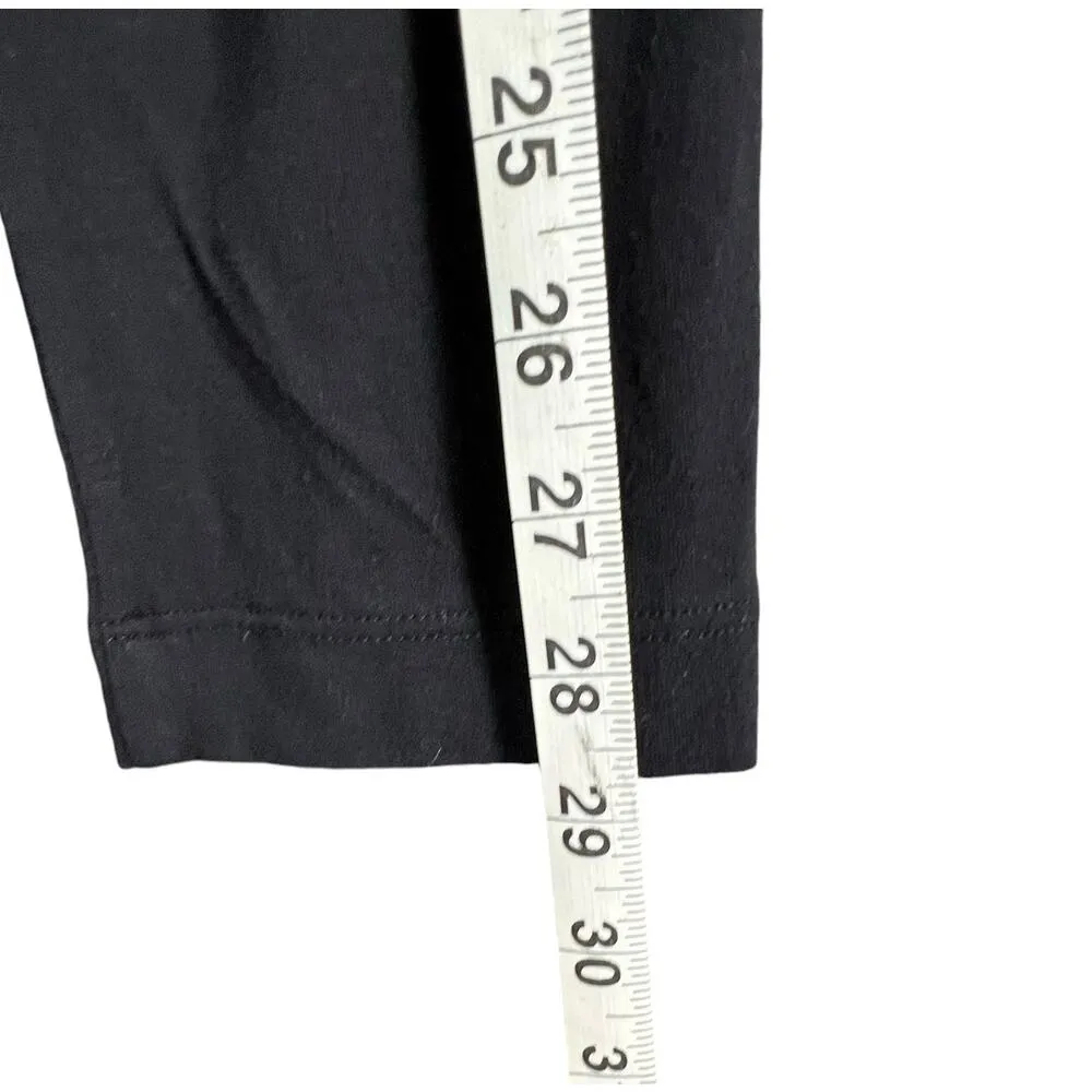 Anthropologie People Like Frank Cardigan Womens M Black Jersey Knit Open Stretch - Image 10