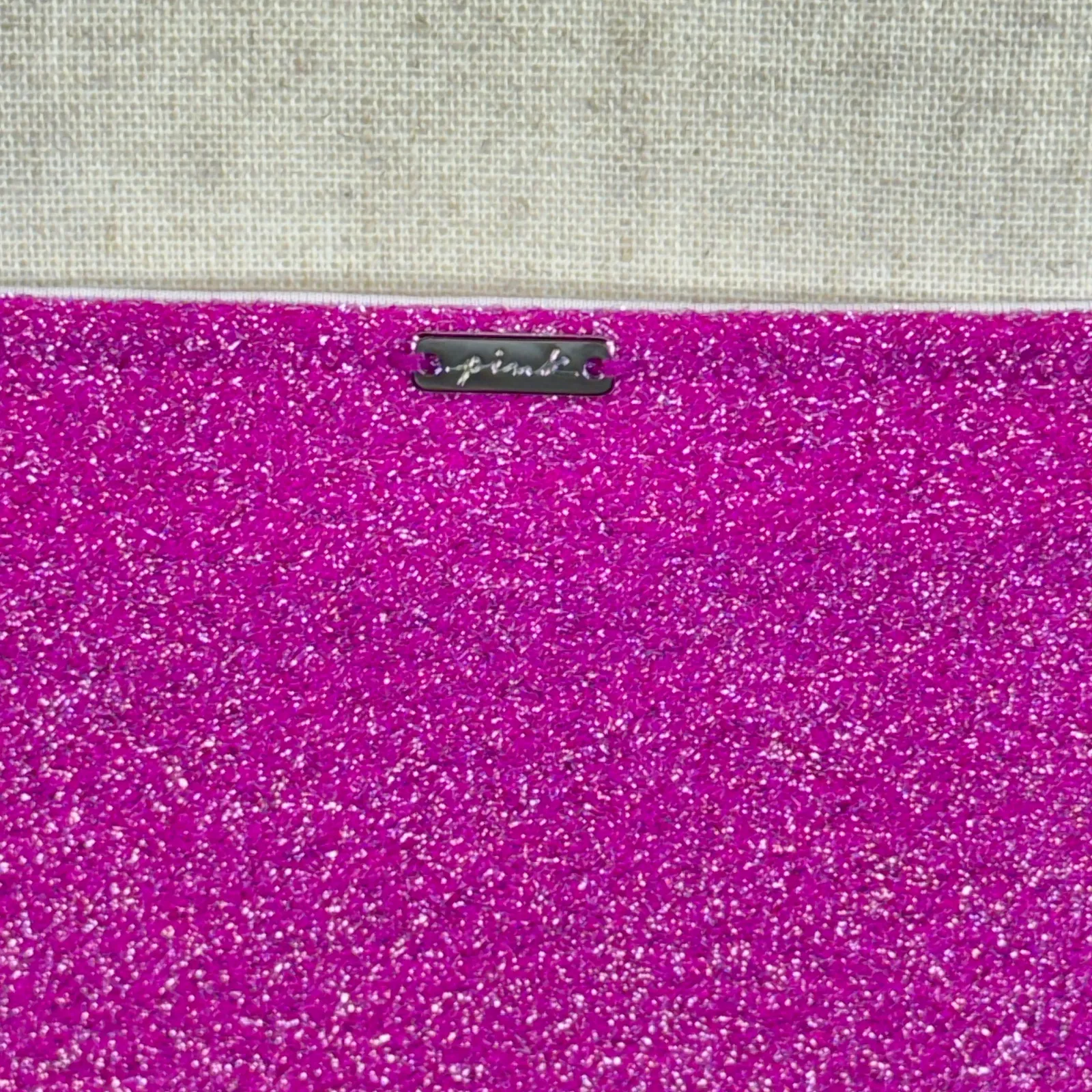 Victoria's Secret PINK Large Bandeau Bikini Swim Top Shimmery Stretch Padded Cup - Image 8