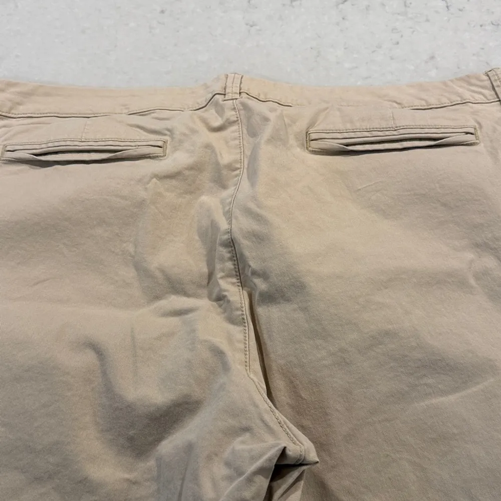 🦃 Old Navy Tan Pixie Pants Secret Slim Pockets size 24 plus - Image 6