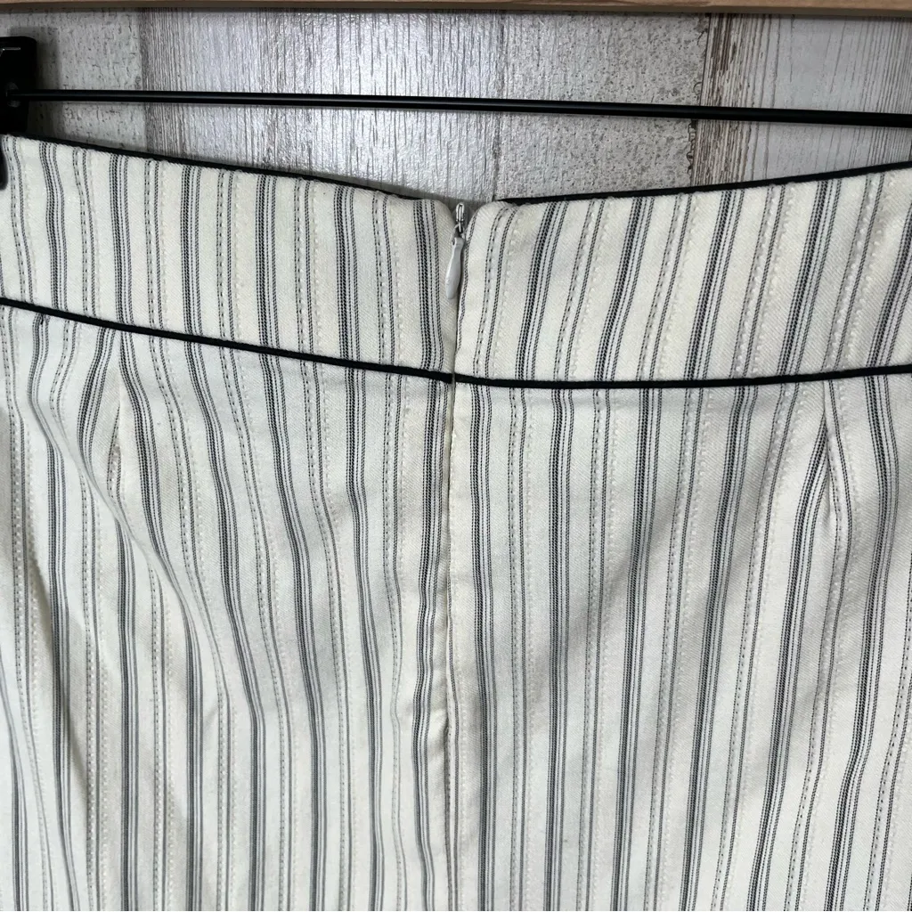 Vintage Y2K Sele Pin Stripe Bow Mini Pencil Skirt‎ Officecore Womens Size 1/2 - Image 5