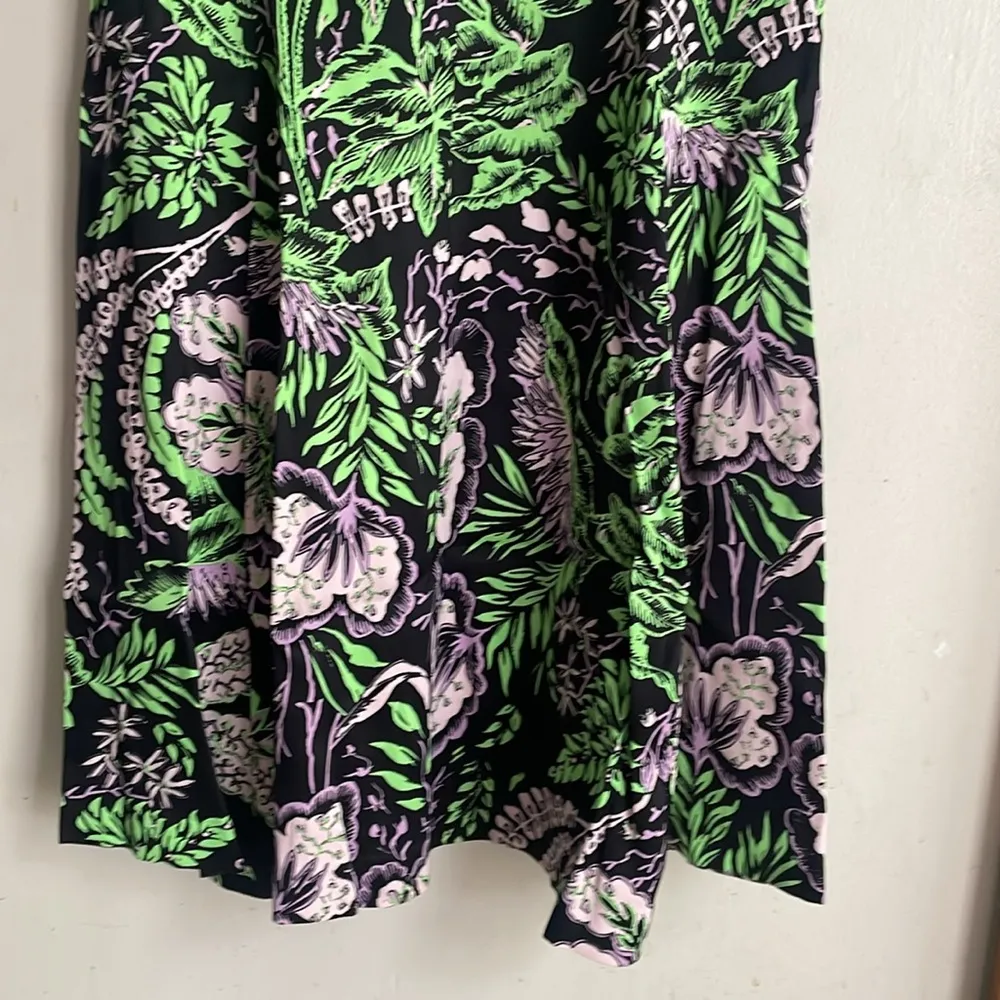 Rodebjer Womens Kandy Vegetal Print Dress Black Multi Size XS - Image 10