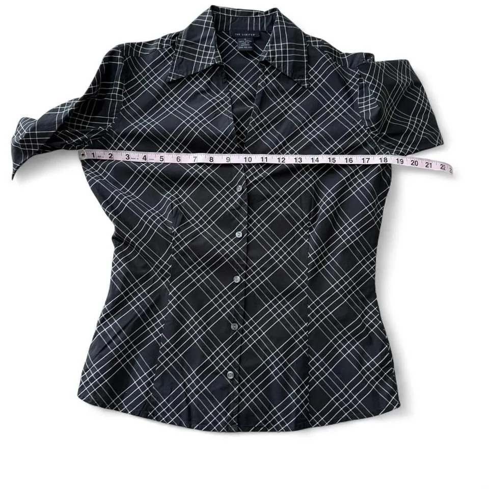 Vintage The Limited Stretch Button Up Top - Image 7
