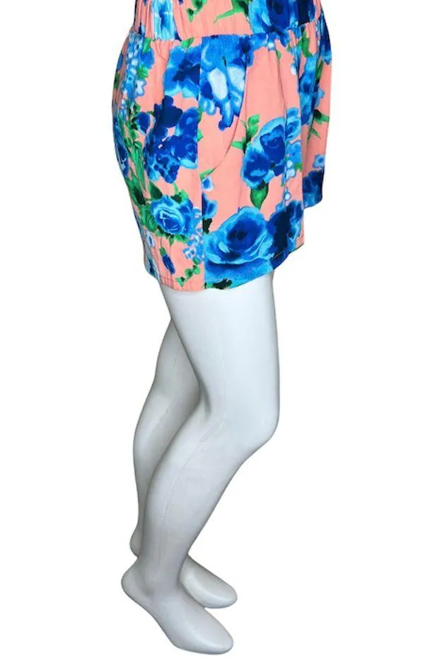 Tilly Anne Coral Floral Shorts - Image 5