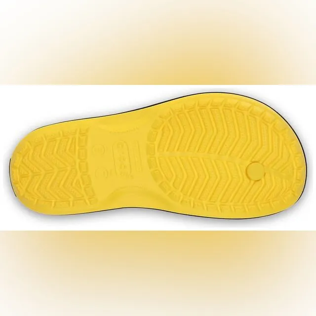 CROCS Crocband Flip Flops W8/M6 lemon yellow - Image 2