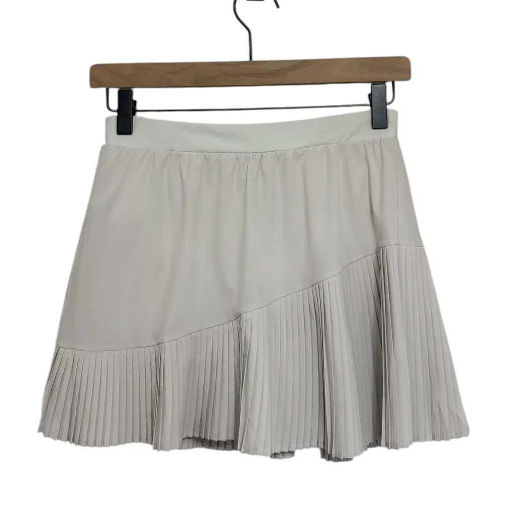 SPANX Yes Pleats Mini Athletic Skort in Light Cloudy Gray - Size S - Image 6