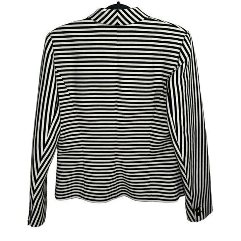 Reiss  Tilda Blazer black‎ and white Size L - Image 4