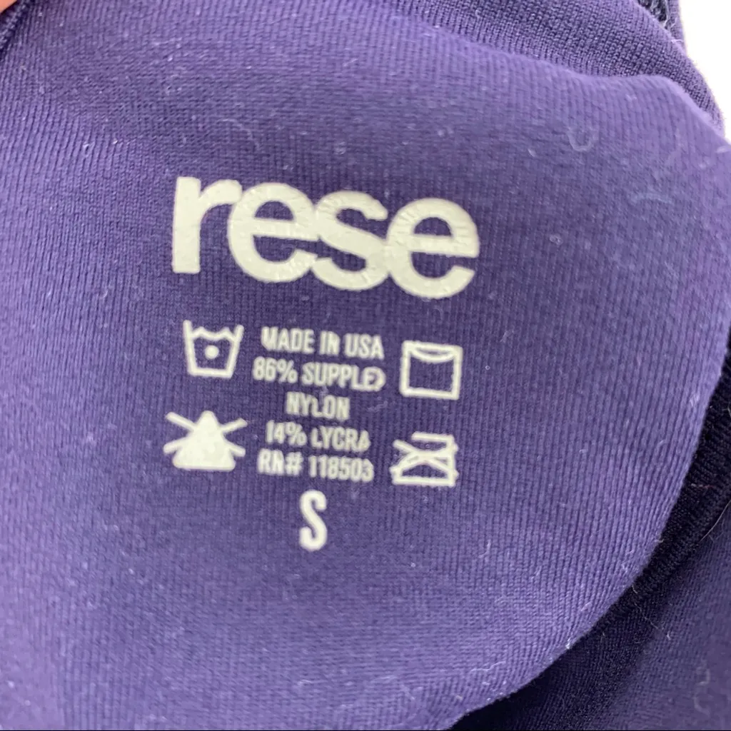 Rese navy blue‎ tank built in bra small Blue - Image 3