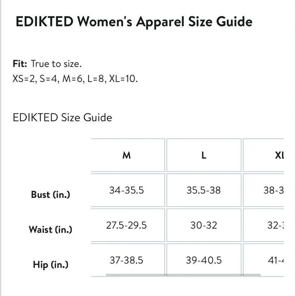 Edikted White Double Belt Tiered Chiffon Skort Size Large NWT - Image 12