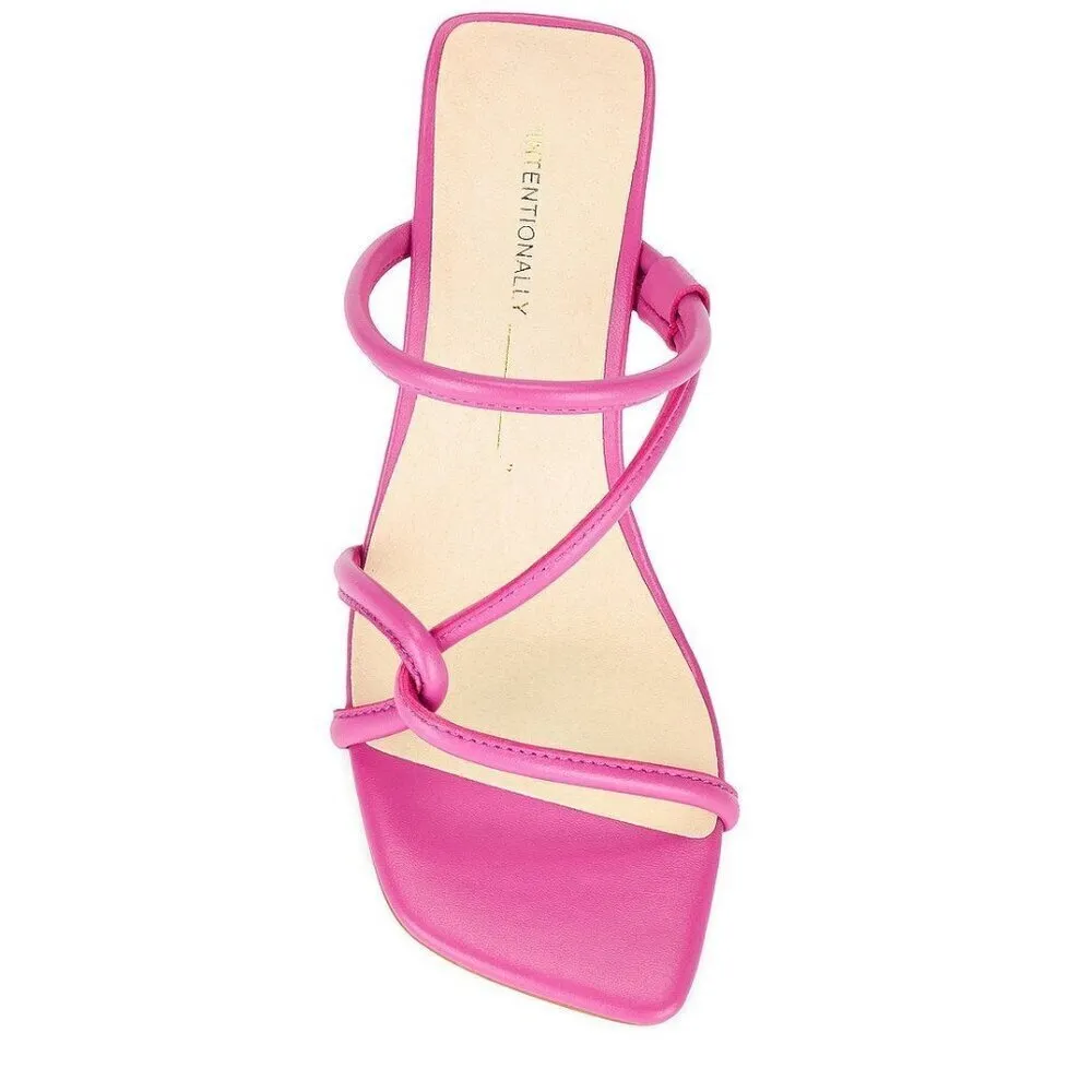 Intentionally Blank x Revolve Wick Sandals in Flamingo 6 Womens High Heels Pink - Image 2