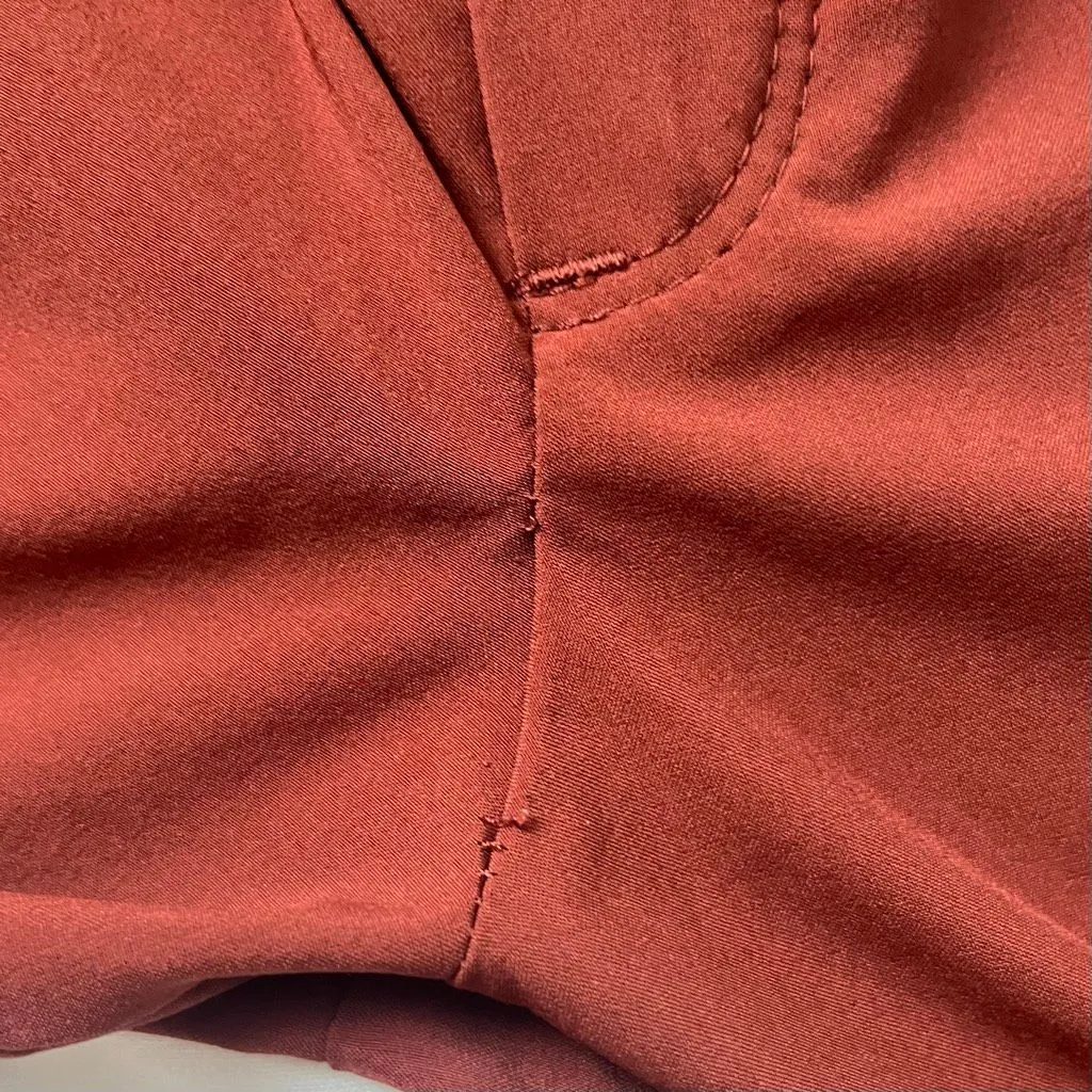 Athleta Skyline Pant Drawstring Rust Red Size 4 - Image 5