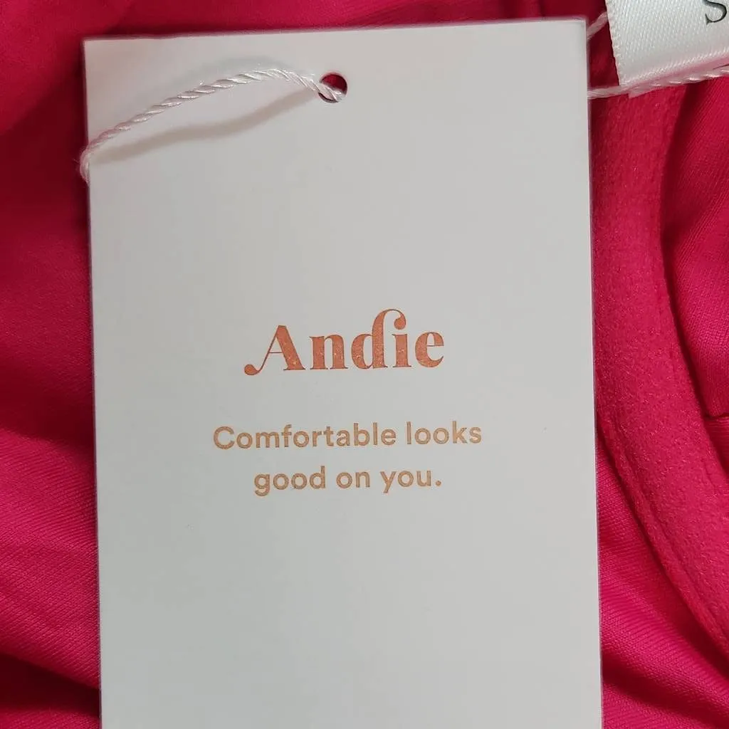 Andie Hot Pink One-Piece Swimsuit NWT Small Pink One Piece Swimwear - Image 9