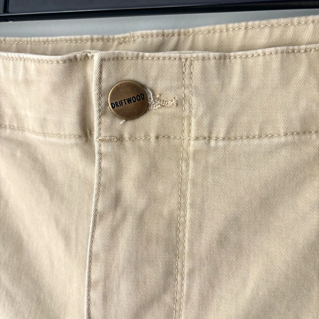 Driftwood Jeans Utility Boyfriend Crop Pants Daisy Daydream Floral Embroidery - Image 6