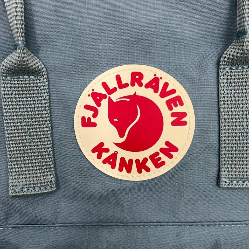 Fjallraven Kanken Backpack Slate Blue Water Resistant Nylon READ - Image 4
