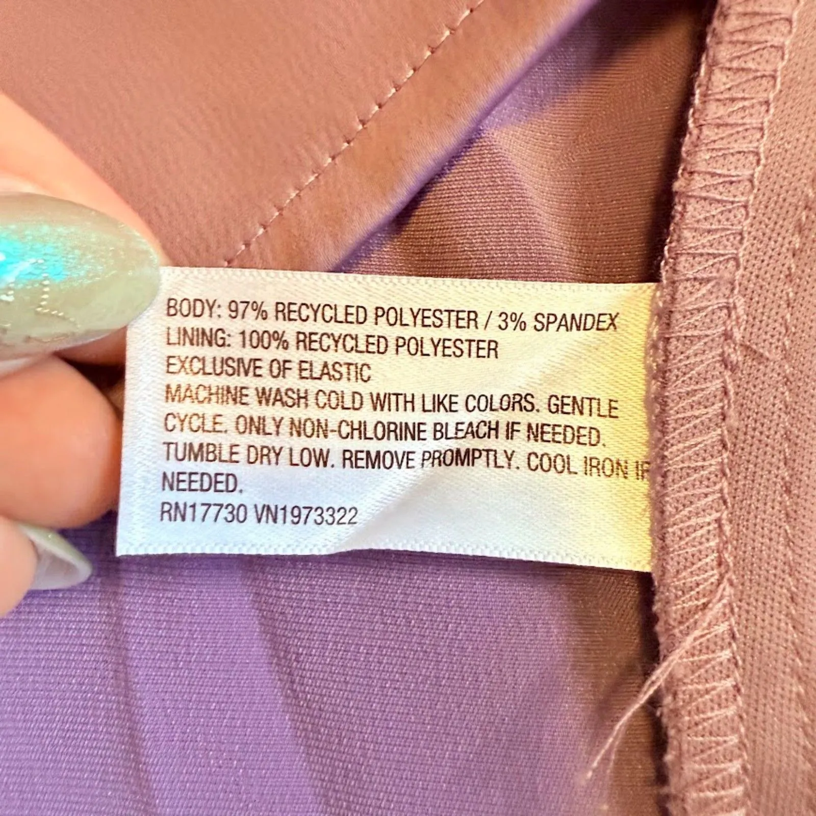 Wild Fable Satin Cropped Corset Top with Square Neck in Lilac Purple size Medium - Image 6