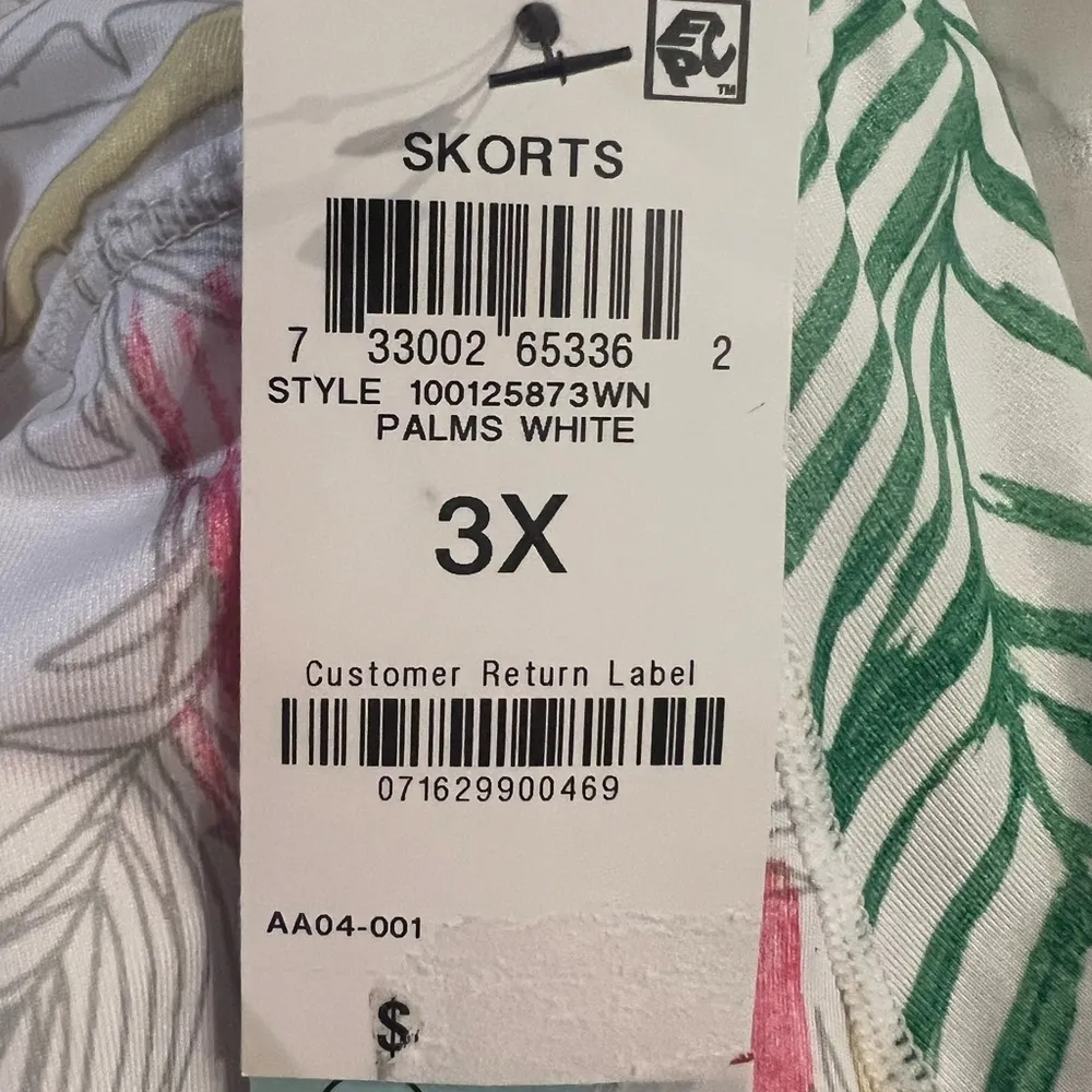 New IDEOLOGY Women’s Plus 3X Tiered Palms Golf Tennis Skirt Skort Comfort - Image 9